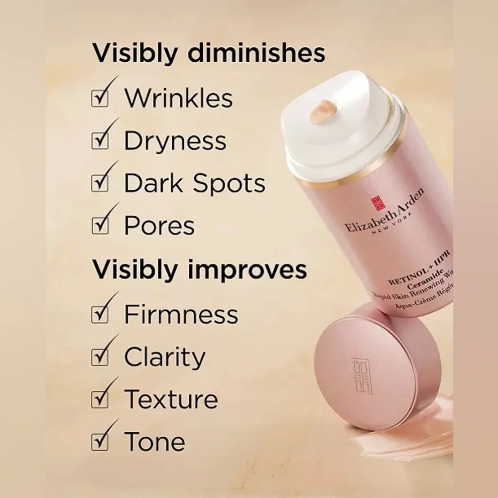 ✨ Elizabeth Arden Retinol + HPR Ceramide Rapid Skin Renewing Water Cream ✨
